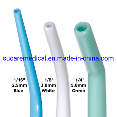 Green/White/Blue Color Dental Disposable Surgical Aspirator Elbow Tips