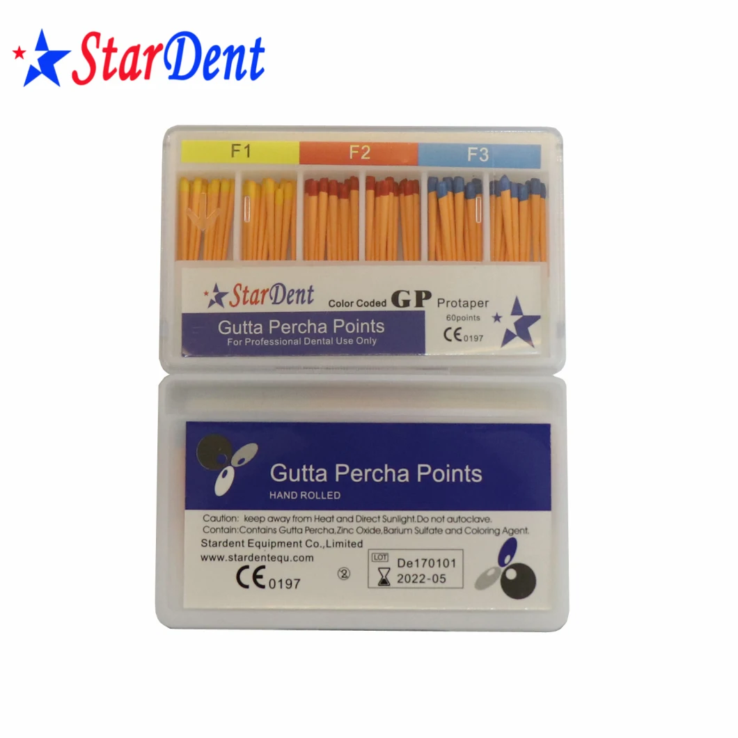 Disposable Dental Filling Material Gutta Percha Point F Taper