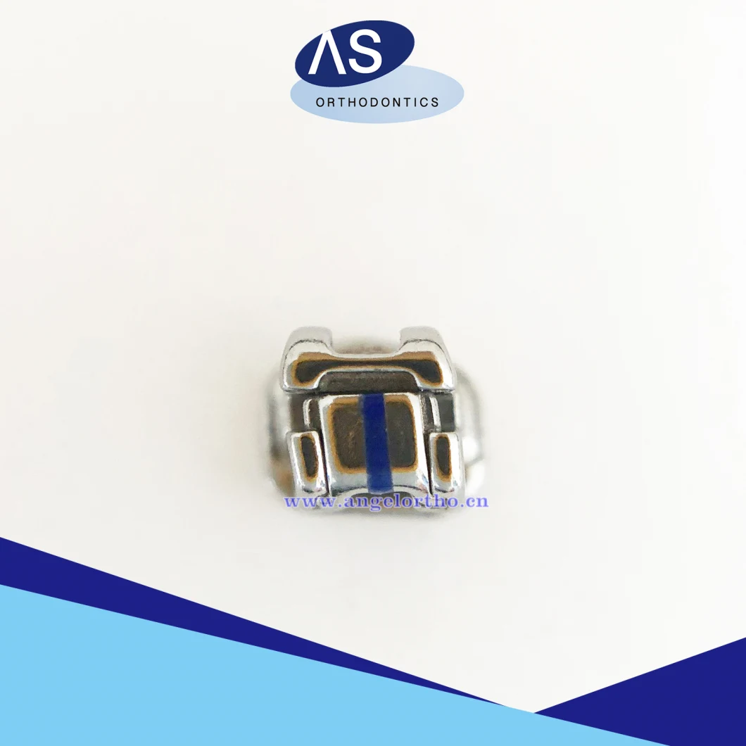 Orthodontics Self Ligating Brackets Dental Laser Mark Metal Brackets 2g