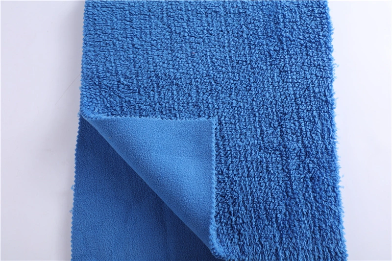 Factory Direct Sales Weft Knitted Shu Cotton Wool Lamb Wool Composite Superfine Polar Fleece