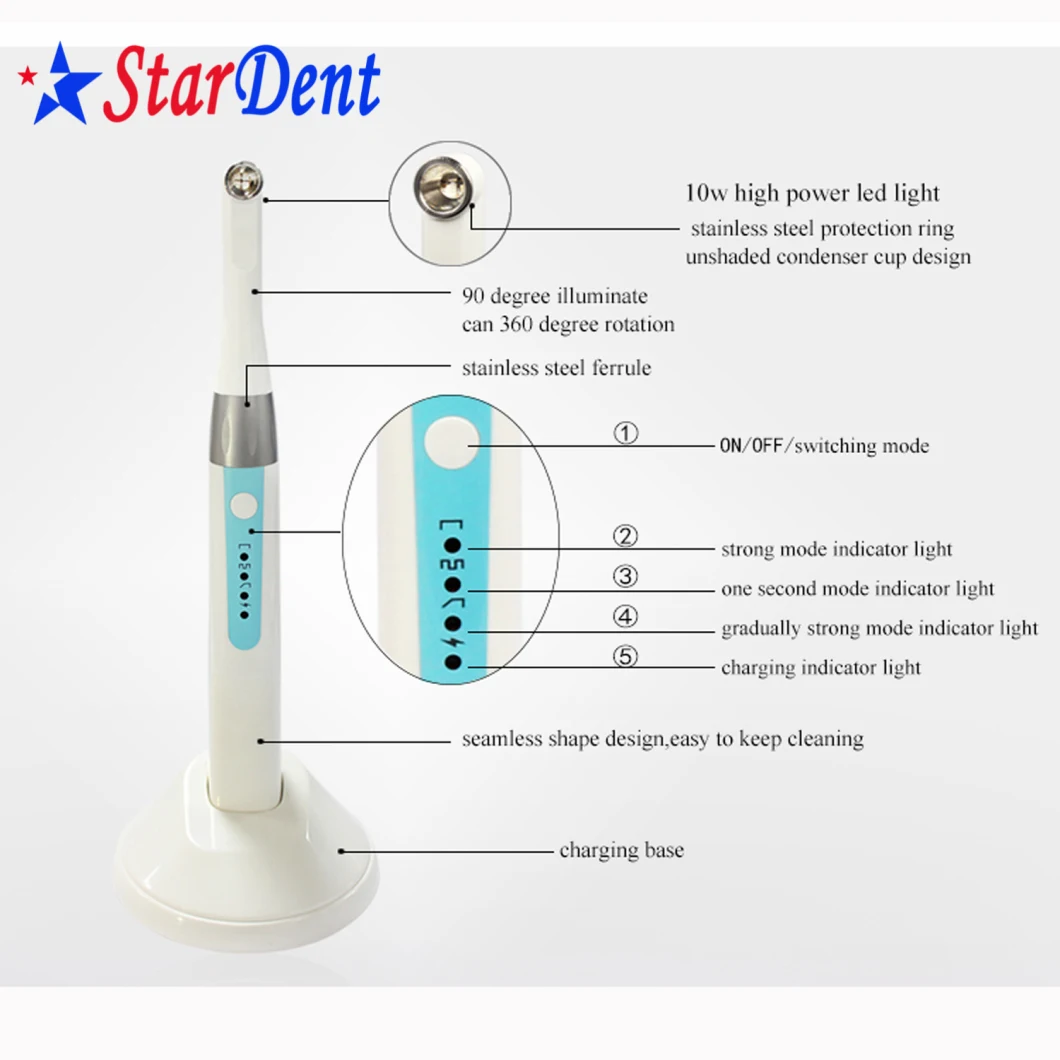 Only 1 Seconds Orthodontic Cured LED Dental Orthodontic Curing Light