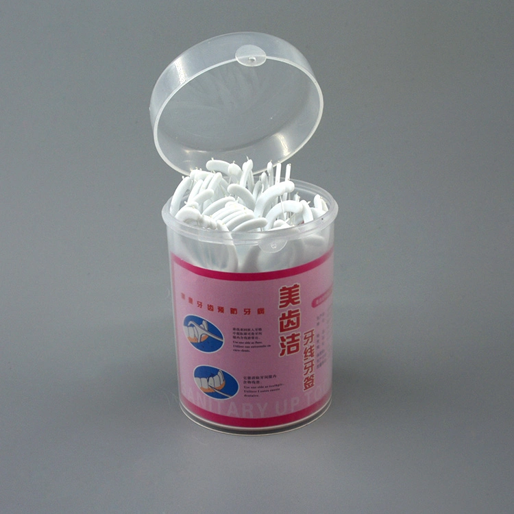 Good Quality Disposable Individually Wrapped Organic Dental Floss Picks