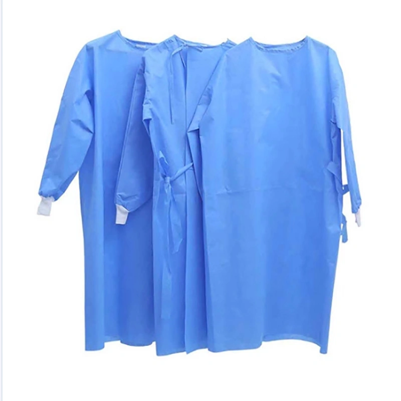 Waterproof Surgical Gowns Approved SMS Surgical Gown Disposable Sterile Isolation Gowns