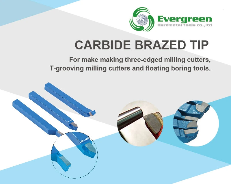 Tungsten Carbide Brazed Tips/ Carbide Hand Tool Tips