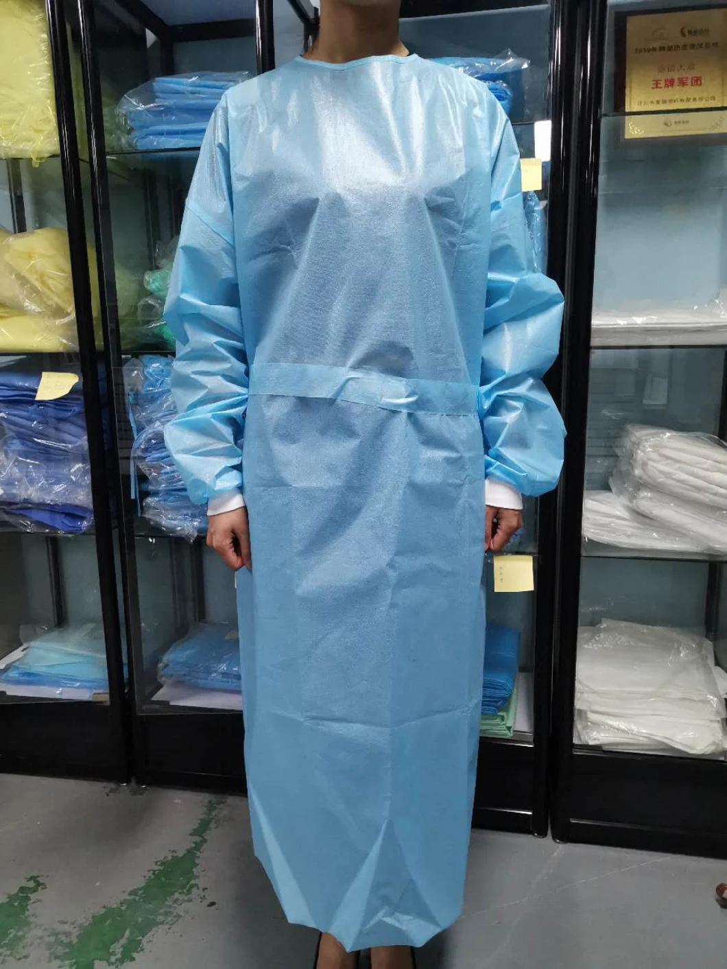 Examination Procedure Barrier Long Sleeve Disposable Isolation Waterproof Gown