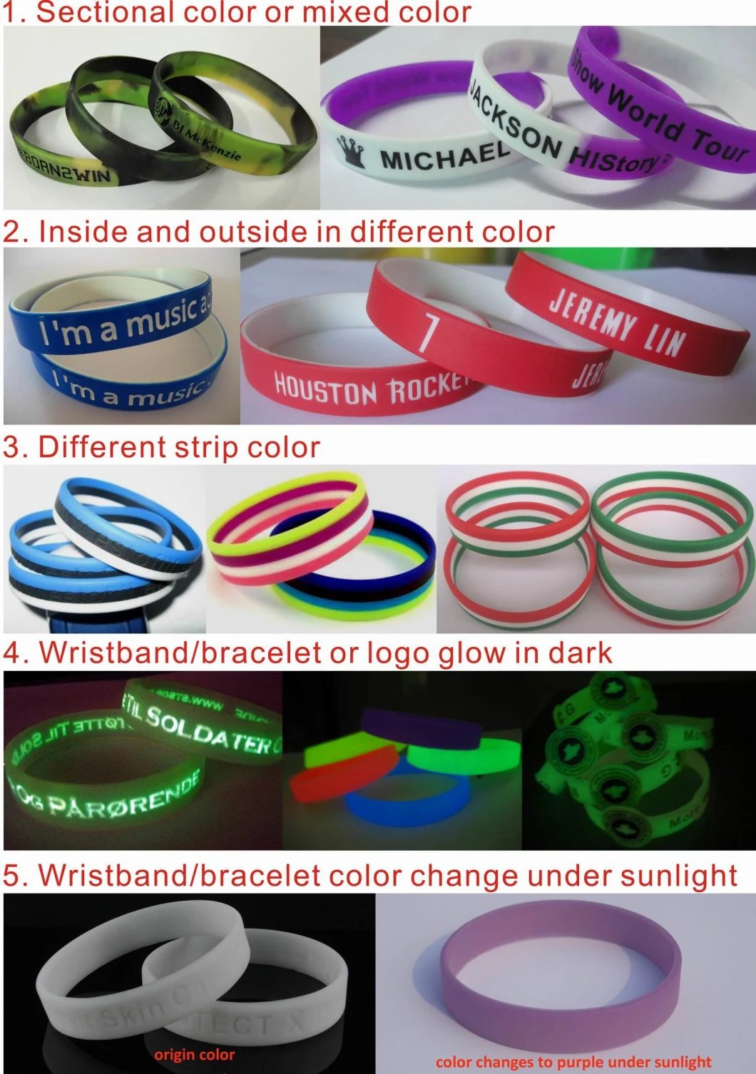 Cheaper Elastic Rubber Band Hot Selling Custom Silicone Bracelet Festival Wristband