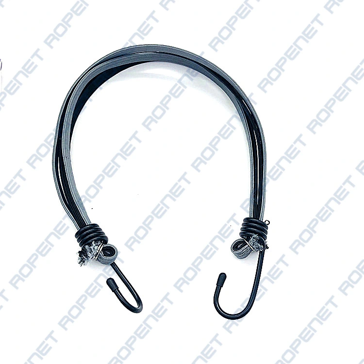 Strong Elastic Tie Down with Metal Hooks, Bungee Cord