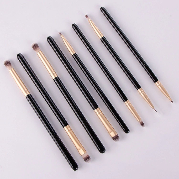 Custom Logo 8PCS Makeup Brush Set Eyebrow Brush Shadow Wholesale Makeup Brush