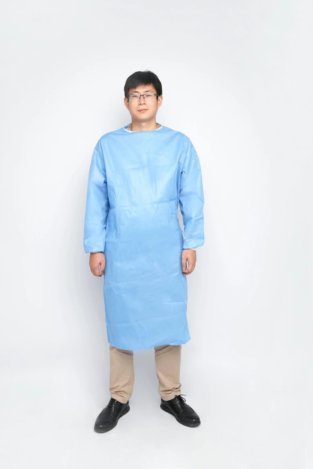 Disposable SMS Nonwoven Fabrics Patient Surgical Gown Protective Cover All Isolation Clothing Doctorate Gowns Patient Gowns