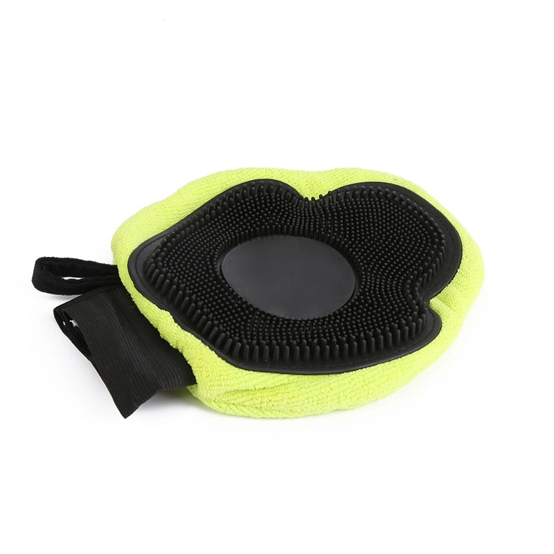 Wholesale Pet Massage Gloves, Microfiber Massage Brush, Double-Sided Bathing Massage Brush Glove