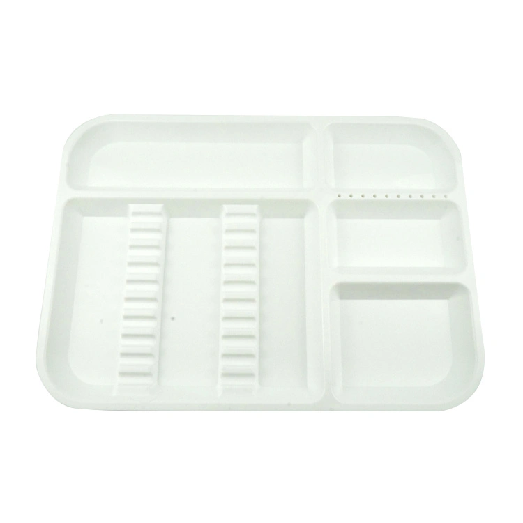 Dental Disposable Plastic Instrument Tray / Oral Instrument Tray