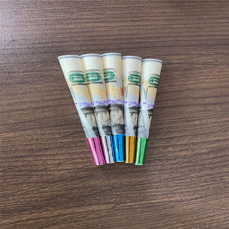 Hotvsale Pre-Rolled Cone with Filter Tips Custom Logo Cone Smoking Rolling Paper with Filter Tips