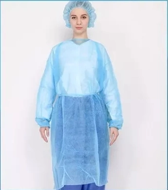 Disposable SMS Gowns Isolation Gowns for Surgical Purpose