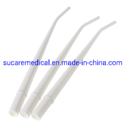 Green/White/Blue Color Dental Disposable Surgical Aspirator Elbow Tips