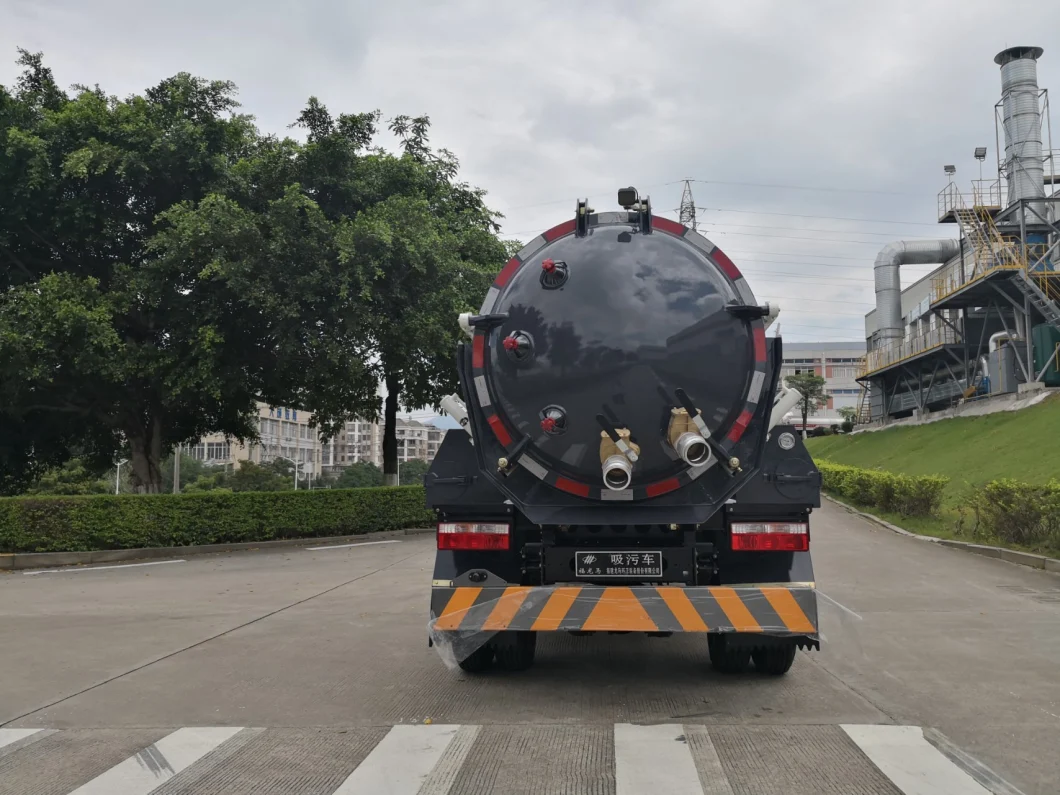 Fulongma Large Suction Volume High Efficiency Sewage Slop Cleaning Vacuum Truck