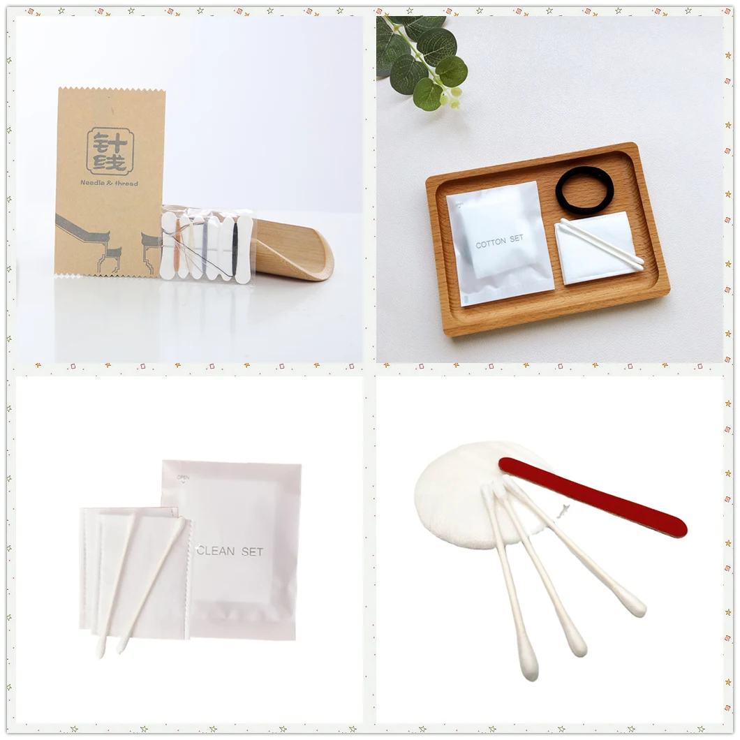 All Types of Guest Supplies Hotel Personal Care Kit, Sewing Kit, Soaps & Shampoos for Hotels