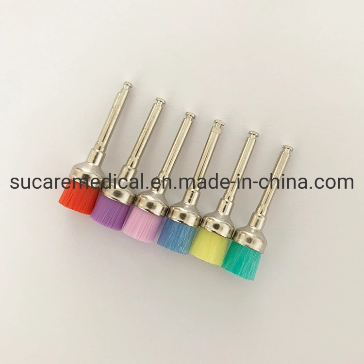 Dental Disposable Latch/Screw Type Prophylaxis Polishing Cup Brushes