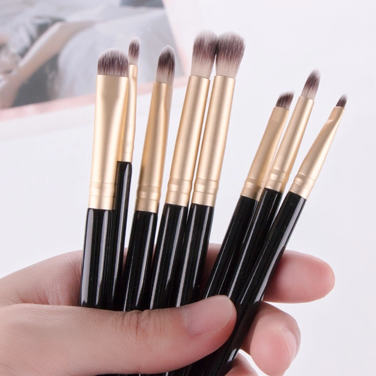 Custom Logo 8PCS Makeup Brush Set Eyebrow Brush Shadow Wholesale Makeup Brush