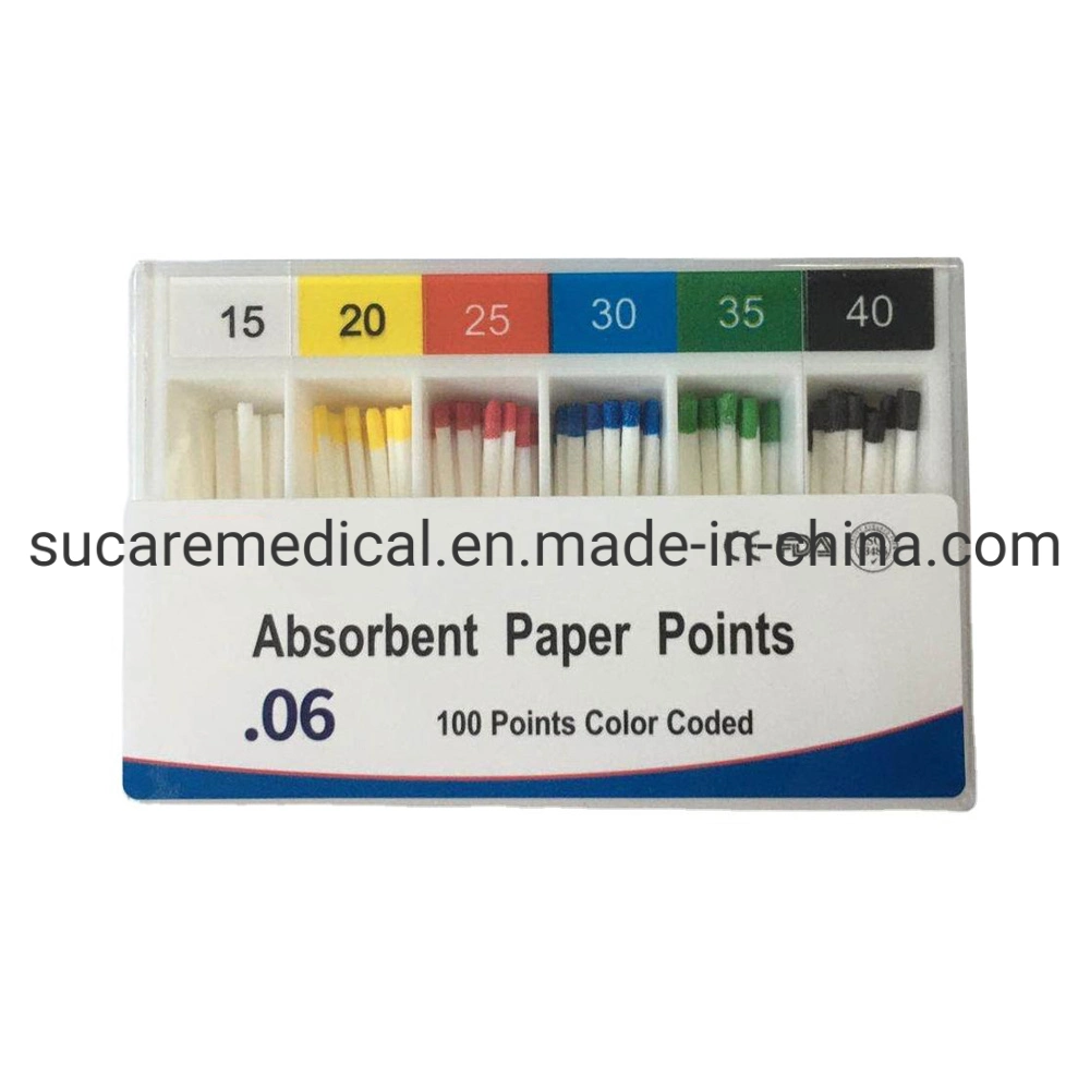 Disposable Dental Gutta Percha Points Color Coded