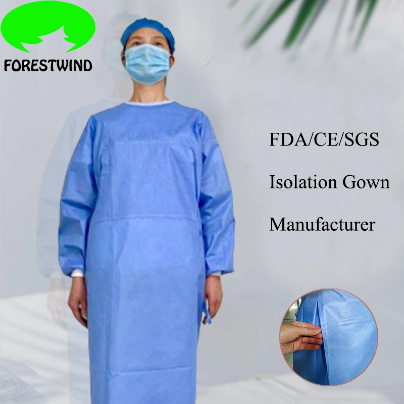 AAMI Level 3 Surgical Gowns SMS Disposable Protective Isolation Gowns