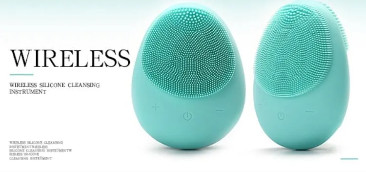 Double-Side Facial Cleanser Face Massage Brush Soft Silicone Cleansing Brush