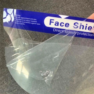 Anti Fog Face Shield Transparent Safety Face Shield Face Shield with Eye Glass Trim for Kids