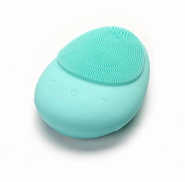 Double-Side Facial Cleanser Face Massage Brush Soft Silicone Cleansing Brush