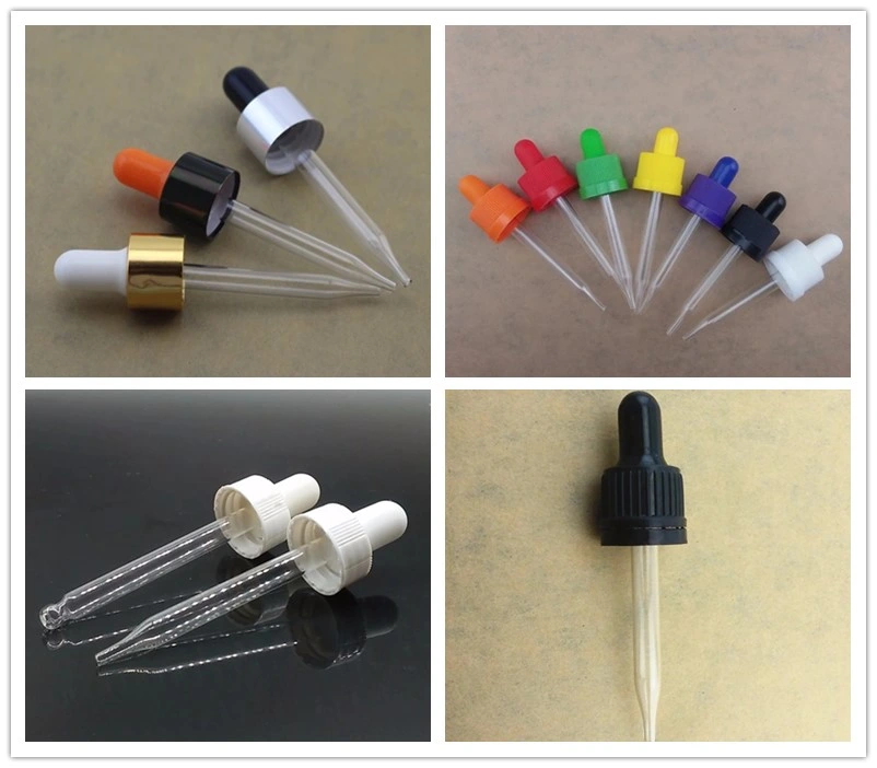 Glass Dropper Pipette with Straight Tips or Curved Tips