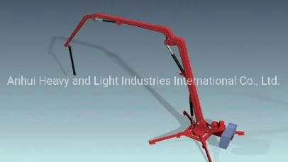 Sanyl Hgy18 18m 21m 28m 33m 36m 45m Boom Mobile Concrete Placing Boom Free Installation of Supporting for Four Outriggers Comcrete Placing Pump