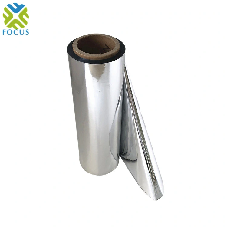 Factory Good Barrier Pet Metallized Film, Silver MPET Film, Aluminum Laminated Polyester Film