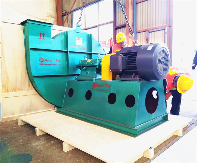 V-Belt Driven Fan High Volume Wood Dust Conveying Suction Ventilator Centrifugal Fan for Petroleum