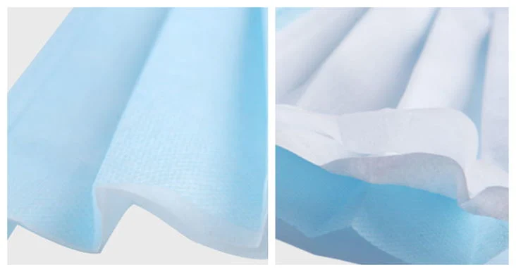 3 Layers of Dustproof, Anti-Virus Sanitary Masks, Disposable Masks with Elastic Ear Hooks