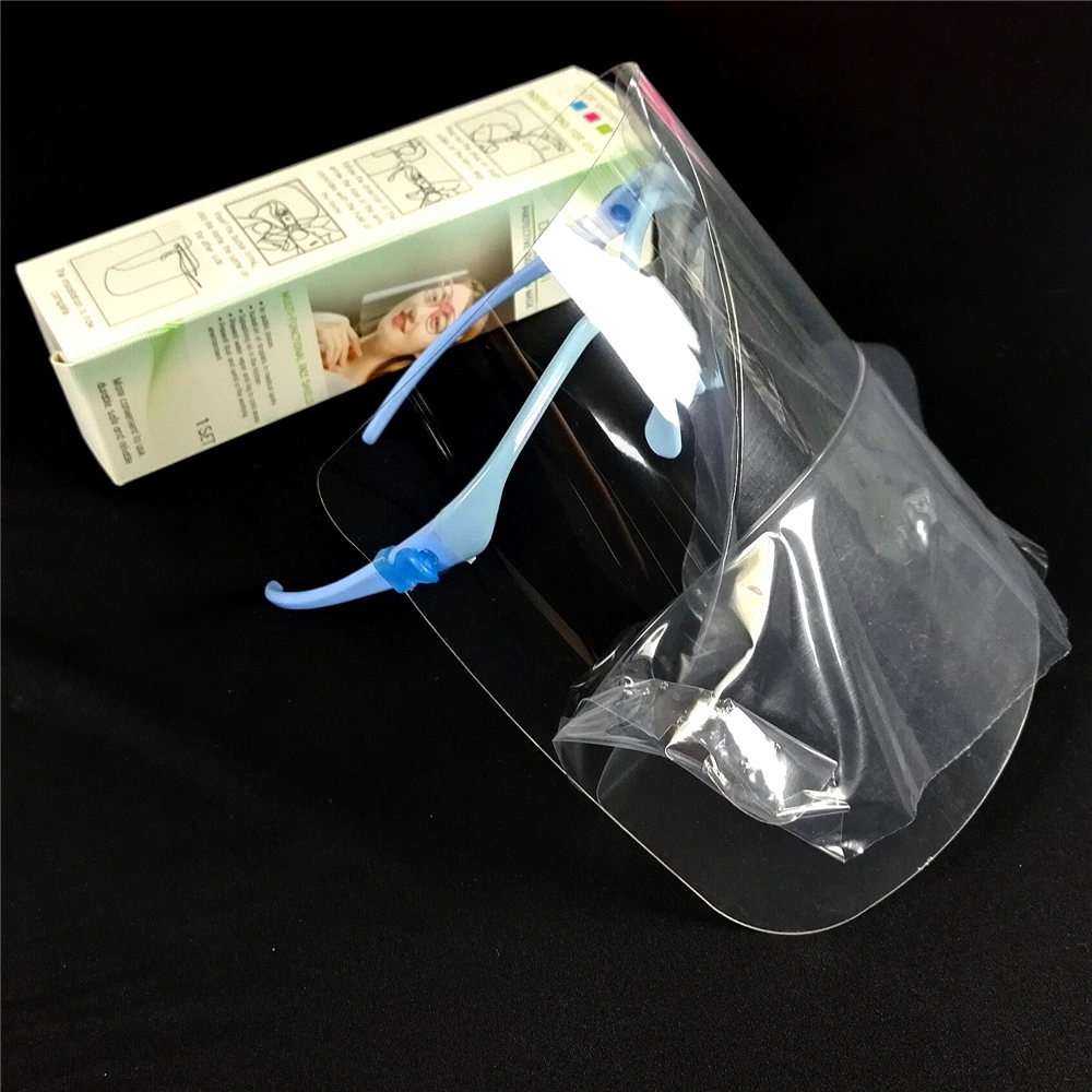 Anti Fog Face Shield Transparent Safety Face Shield Face Shield with Eye Glass Trim for Kids