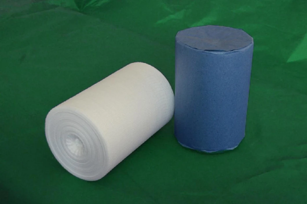 Manufacturer Price 100% Cotton Medical Absorbent Gauze Roll Dressing Gauze Roll Gauze Swab with CE Certificate