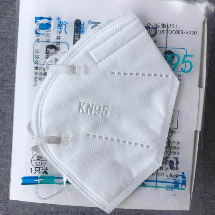 Kn95 Face Mask Earloop Mask 4 Ply Non-Woven Face Mask