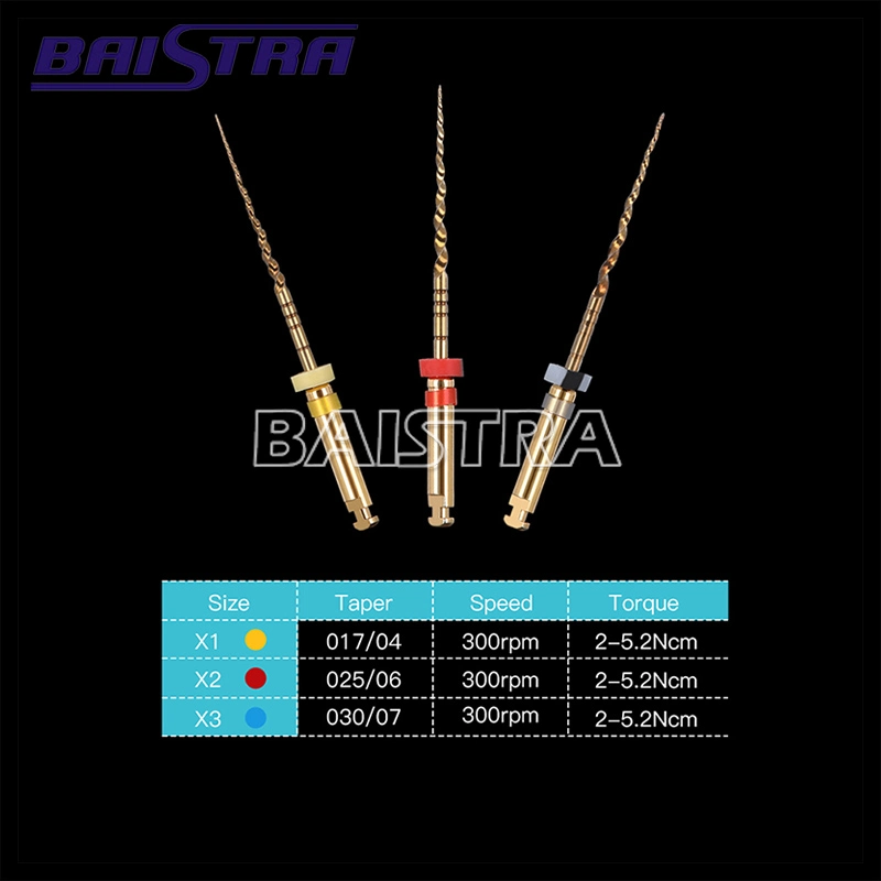 Dental Endodontic Root Canal Niti X1-X3 File 25mm