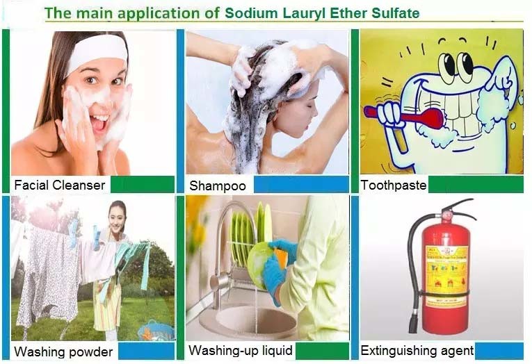 SLES 70%, SLS K12, Texapon N70, SLES N70, LABSA 96% for Oral Care Chemicals