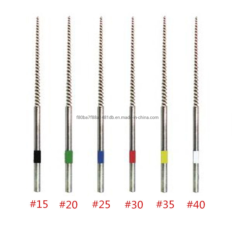 Dental Endodontic Niti File for Root Canal Cleaning Endo Equipment 6PCS/Box Total Six Size