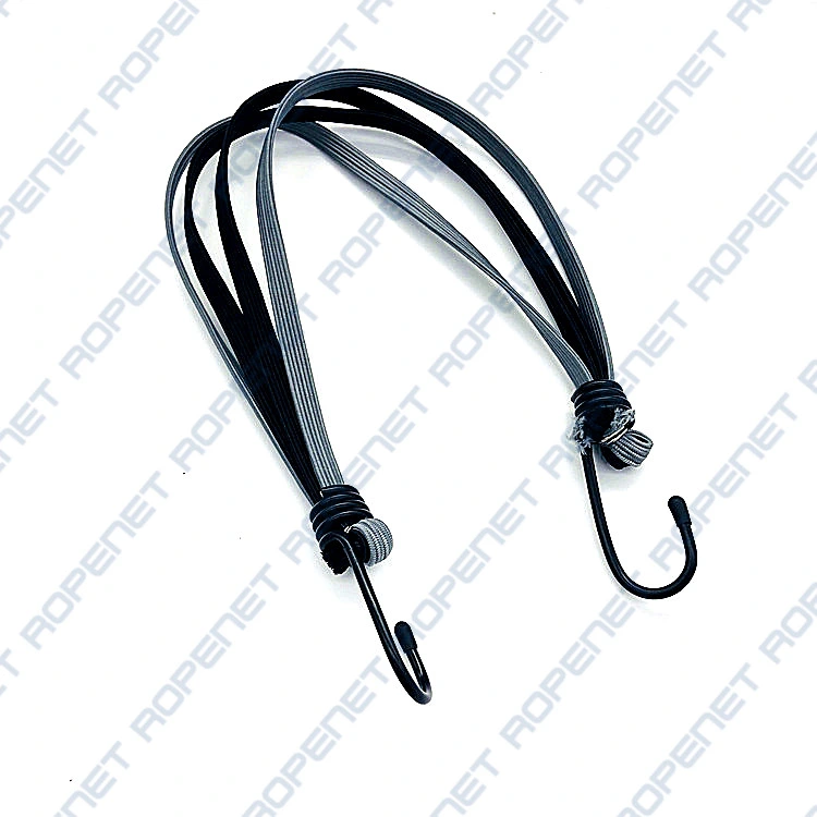 Strong Elastic Tie Down with Metal Hooks, Bungee Cord