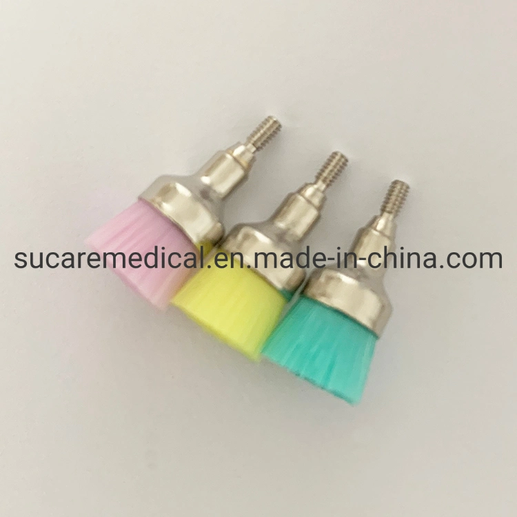 Dental Disposable Latch/Screw Type Prophylaxis Polishing Cup Brushes