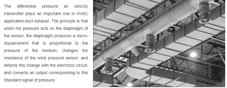 Wind Pressure Transmitter /Vacuum Negative Pressure Transmitter /Micro Differential Pressure Transducer for HVAC