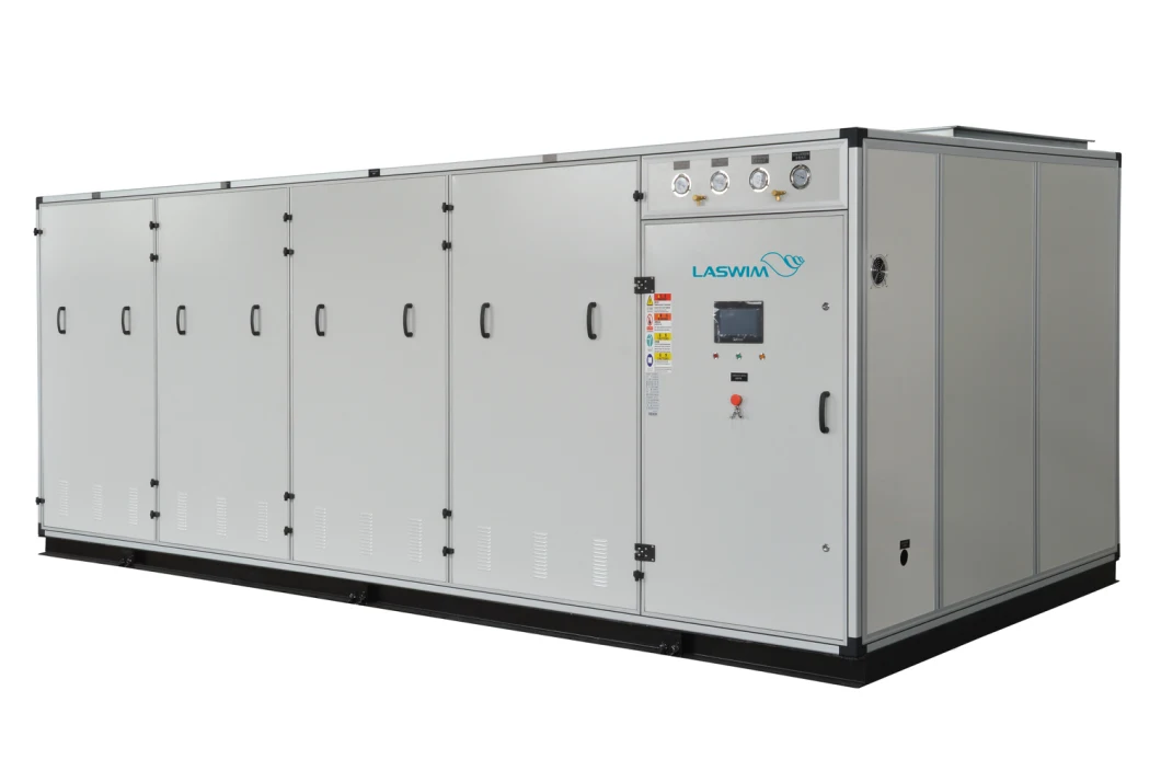 Industrial Dehumidifier Equipped Compressor, Pool Water Heater and Control System Are Isolated From Corrosive Air