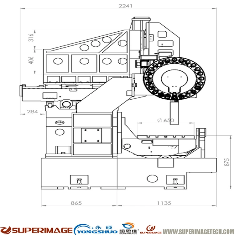 Integrated 5 Axis CNC Machine Tool CNC Milling Tool 5 Axis CNC Machining Center