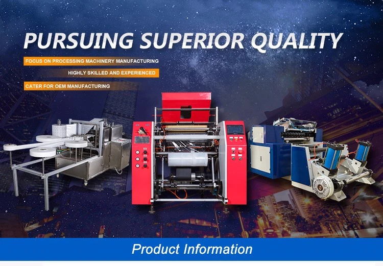 Easy Operate Aluminium Foil/Kitchen Foil Rewinding Machine