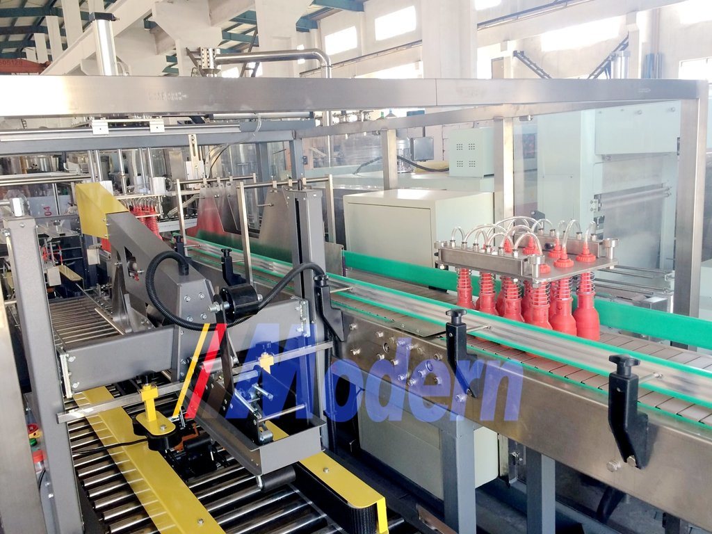 Automatic Carton Packing Machine Bottle Cartoning Packaging Sealing Packer Machine