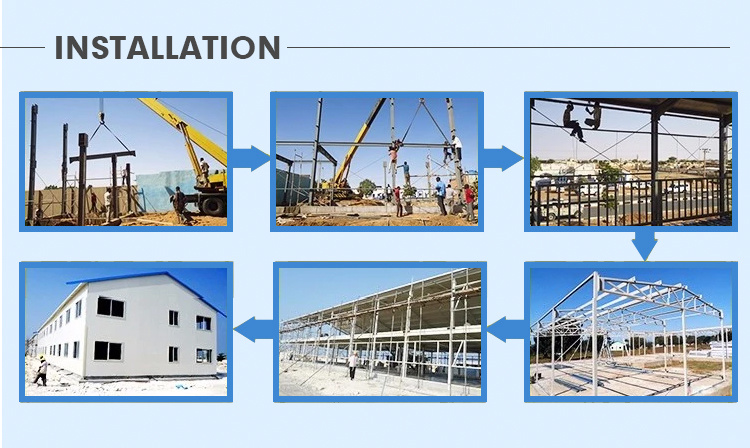 Steel Structure Building Material Prefab Steel House