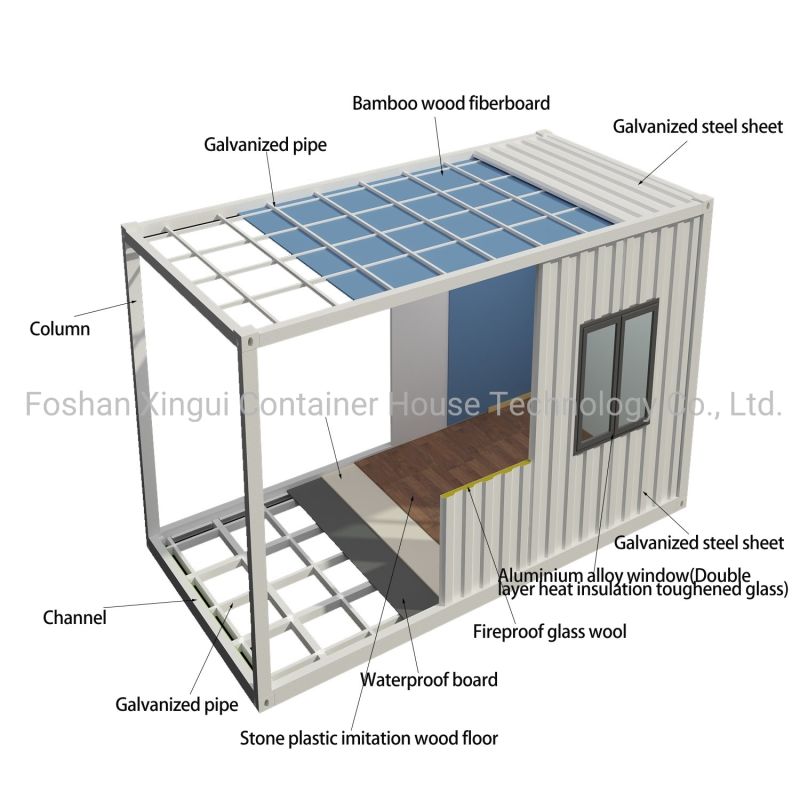 Small Size Farm House Prefabricated Steel Structure Container House