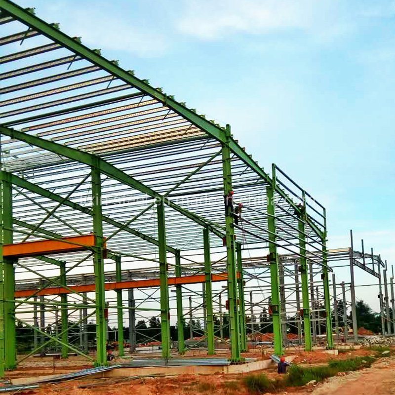 Structural Steel Fabrication Steel Structure Frame Storage Shed