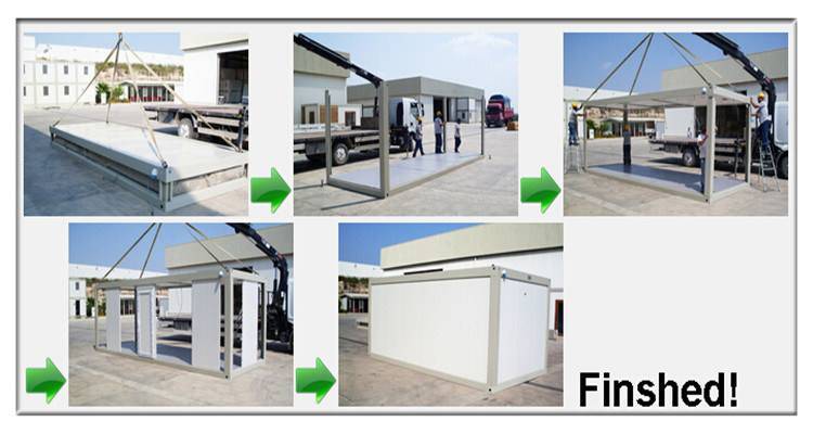 Reasonable Price Various Specifications Light Steel Structure Flat Pack Container