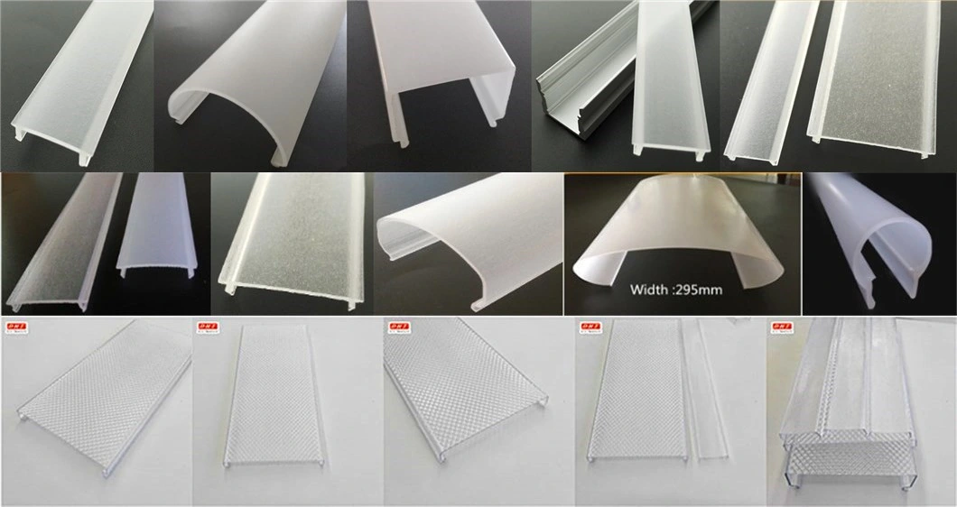 Warm Light Plastic Extrusion LED Light Cover Acrylic PMMA Rod Cover